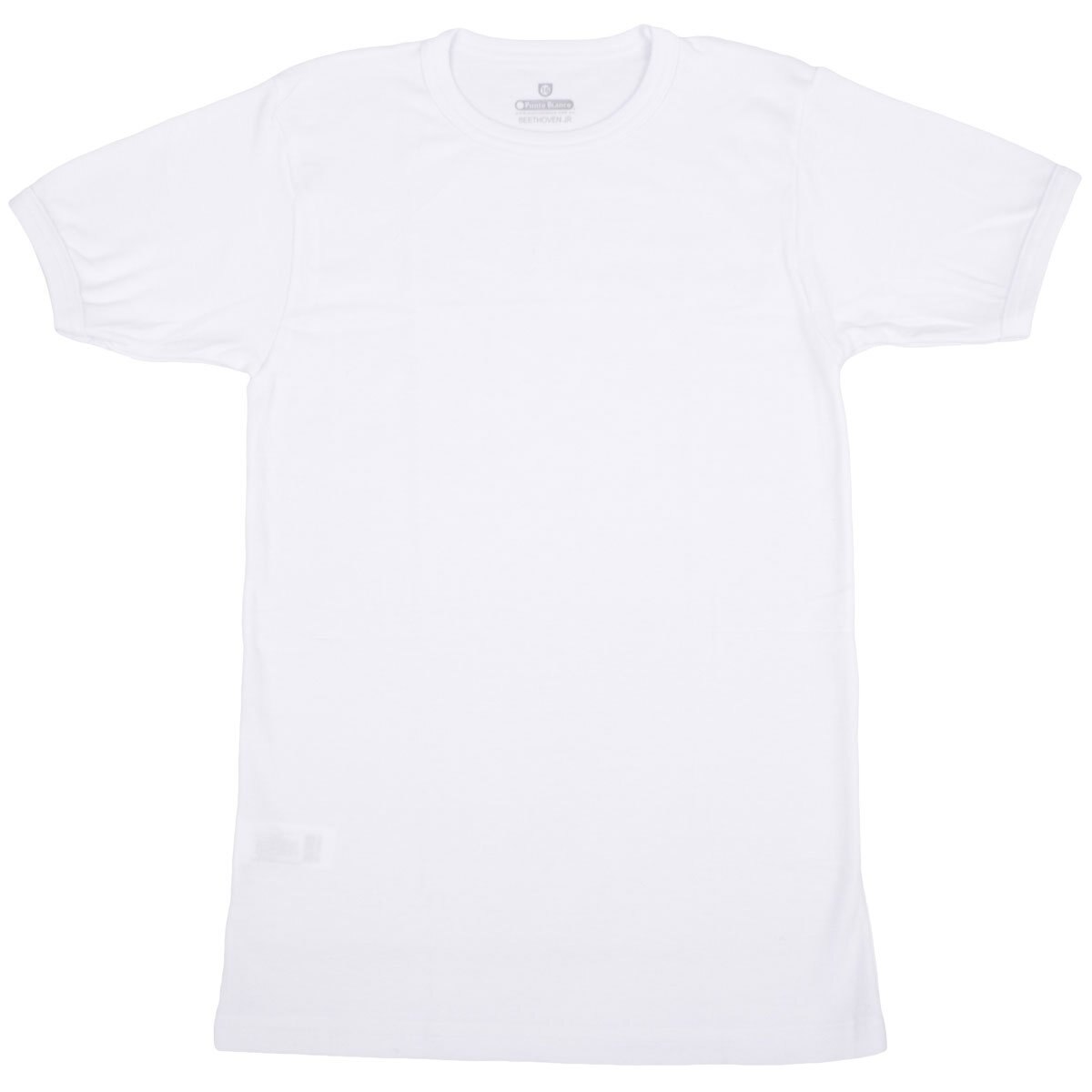 Playera Sin Manga Punto Blanco para Niño