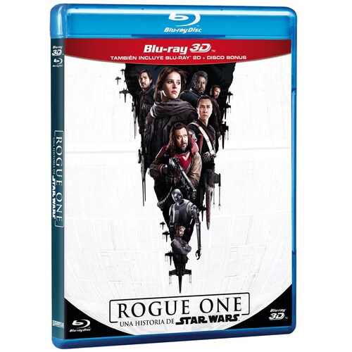 Blu Ray 3D + Blu Ray + Bonus Rogue One una Historia de Star Wars
