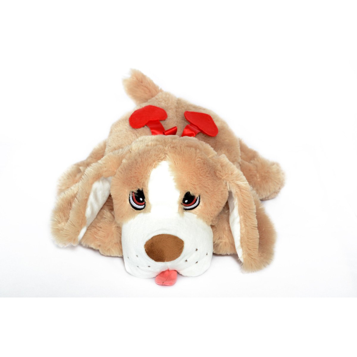 Peluche Perro Lengua Beige Kibo