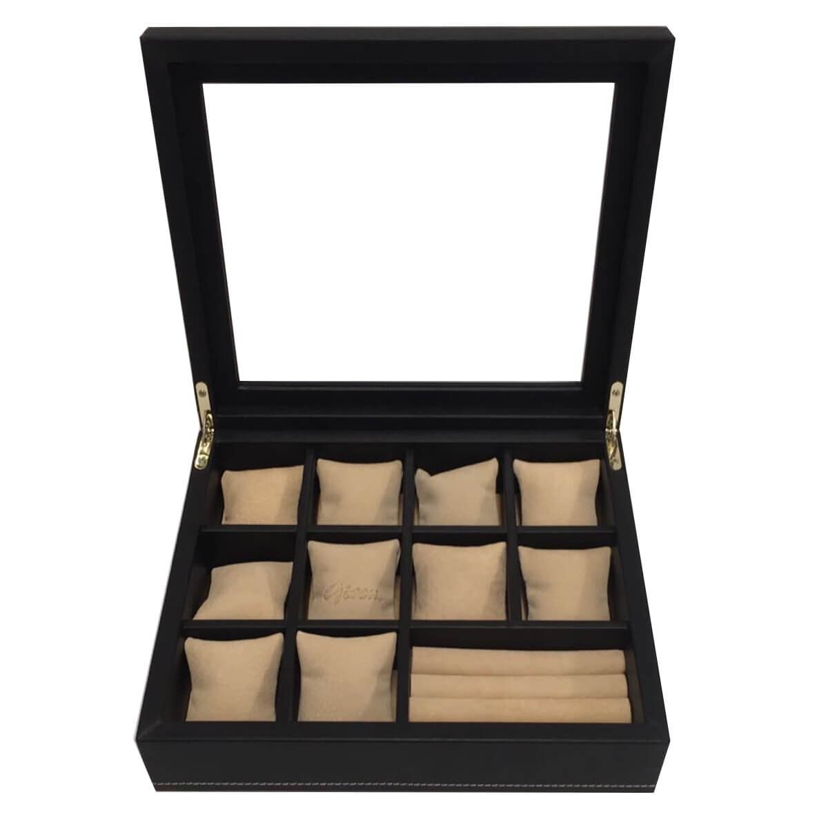Estuche y Anillero 10 Relojes A10Se-Cb