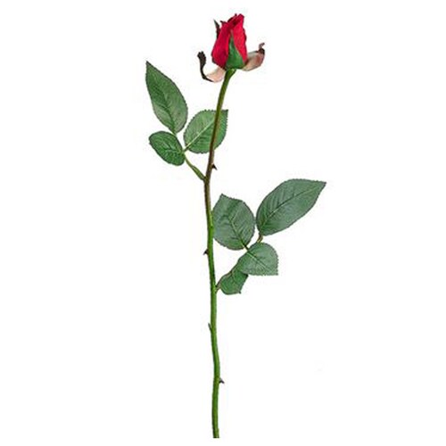 23 Single Rose Bud Spray X1 Red Allstate Floral