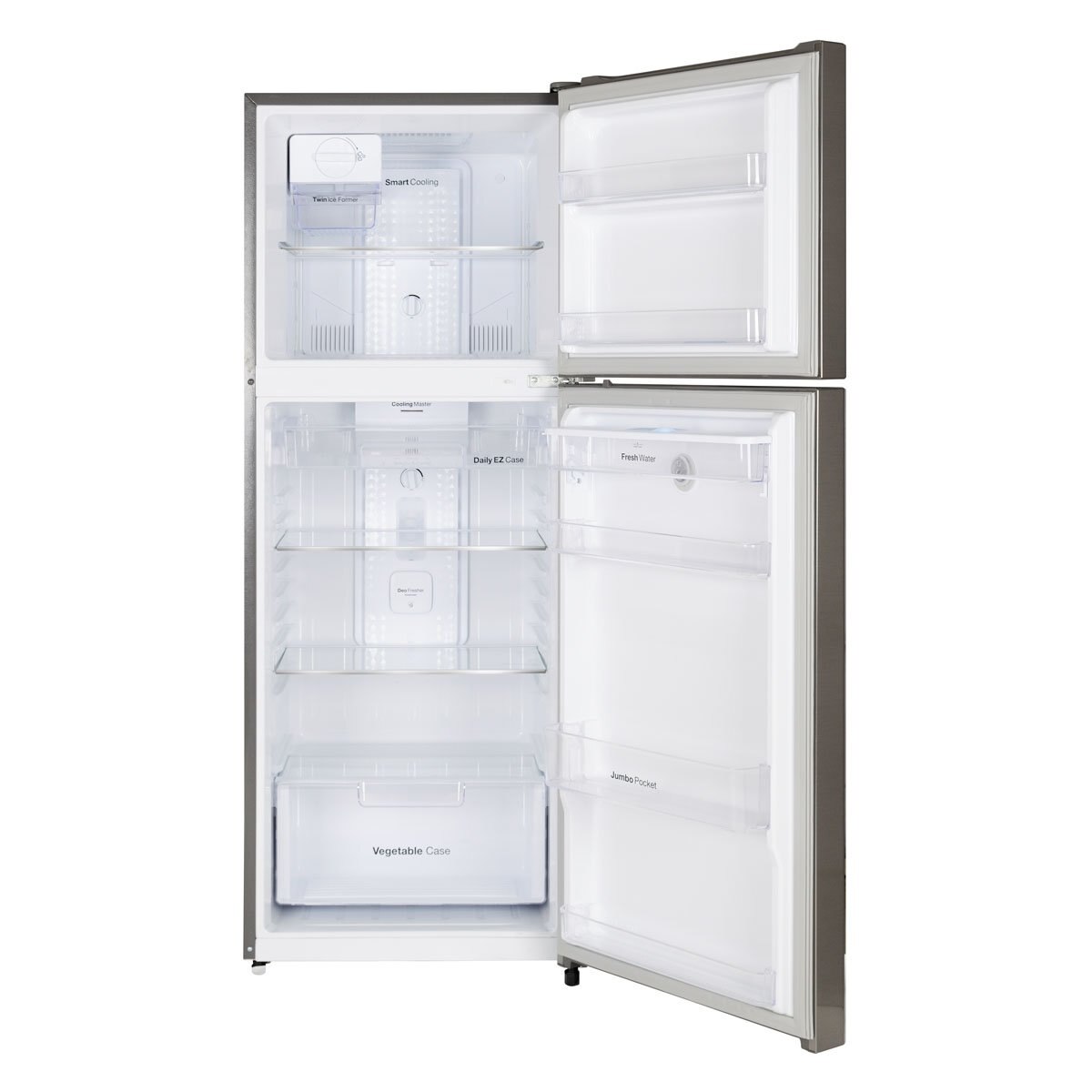 Refrigerador 2 Puertas 14 P3 Silver con Deposito de Agua Dfr-40515Ggex Daewoo