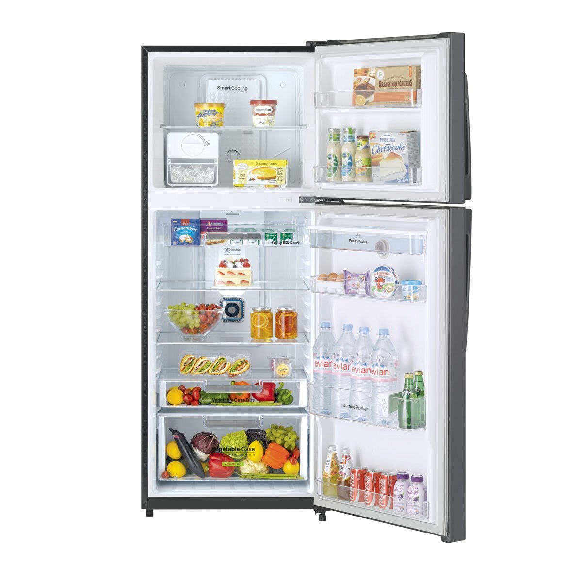 Refrigerador 2 Puertas 17 P3 Negro con Deposito de Agua Daewoo