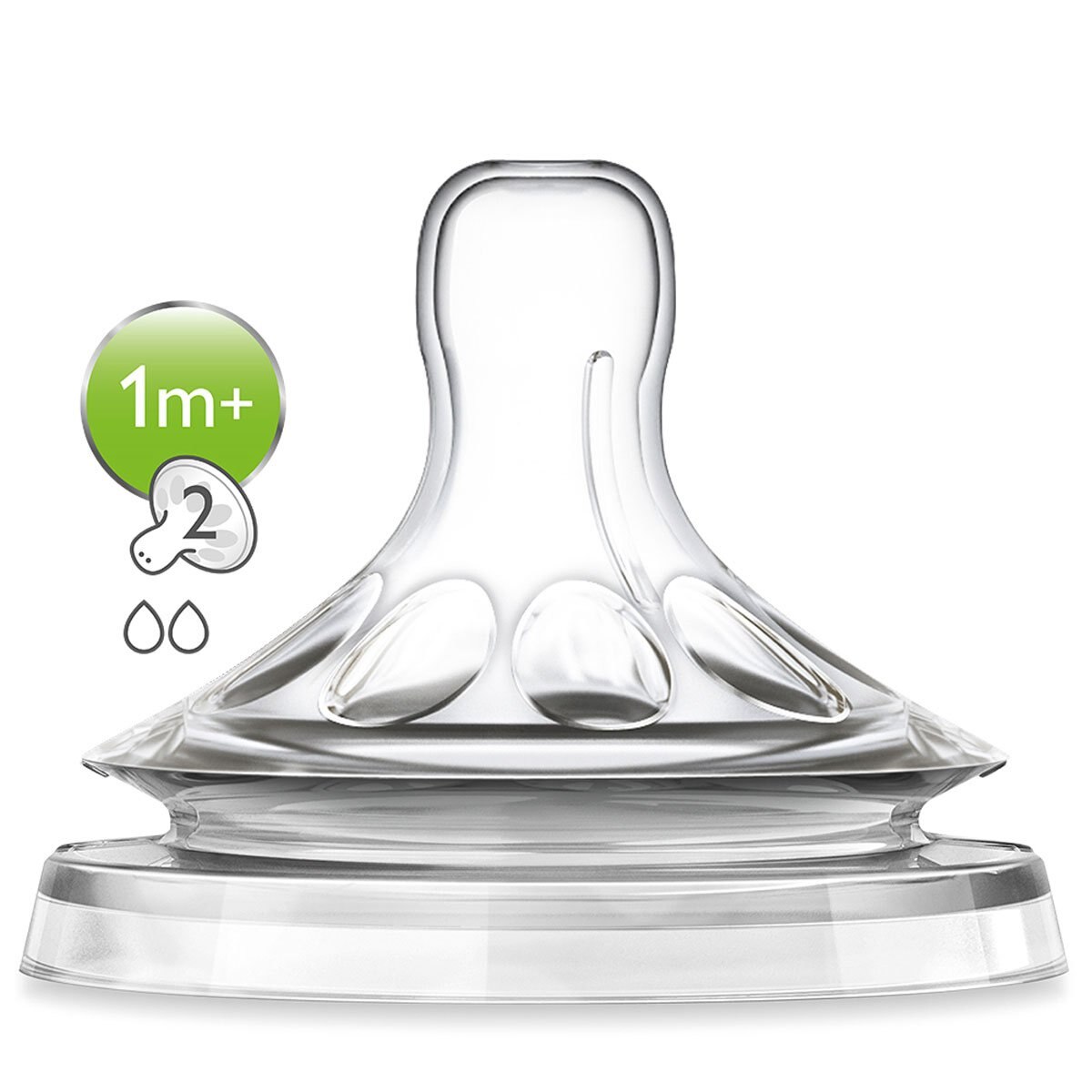 Tetina Natural 1 Mes o Ms con Flujo Rápido Philips Avent