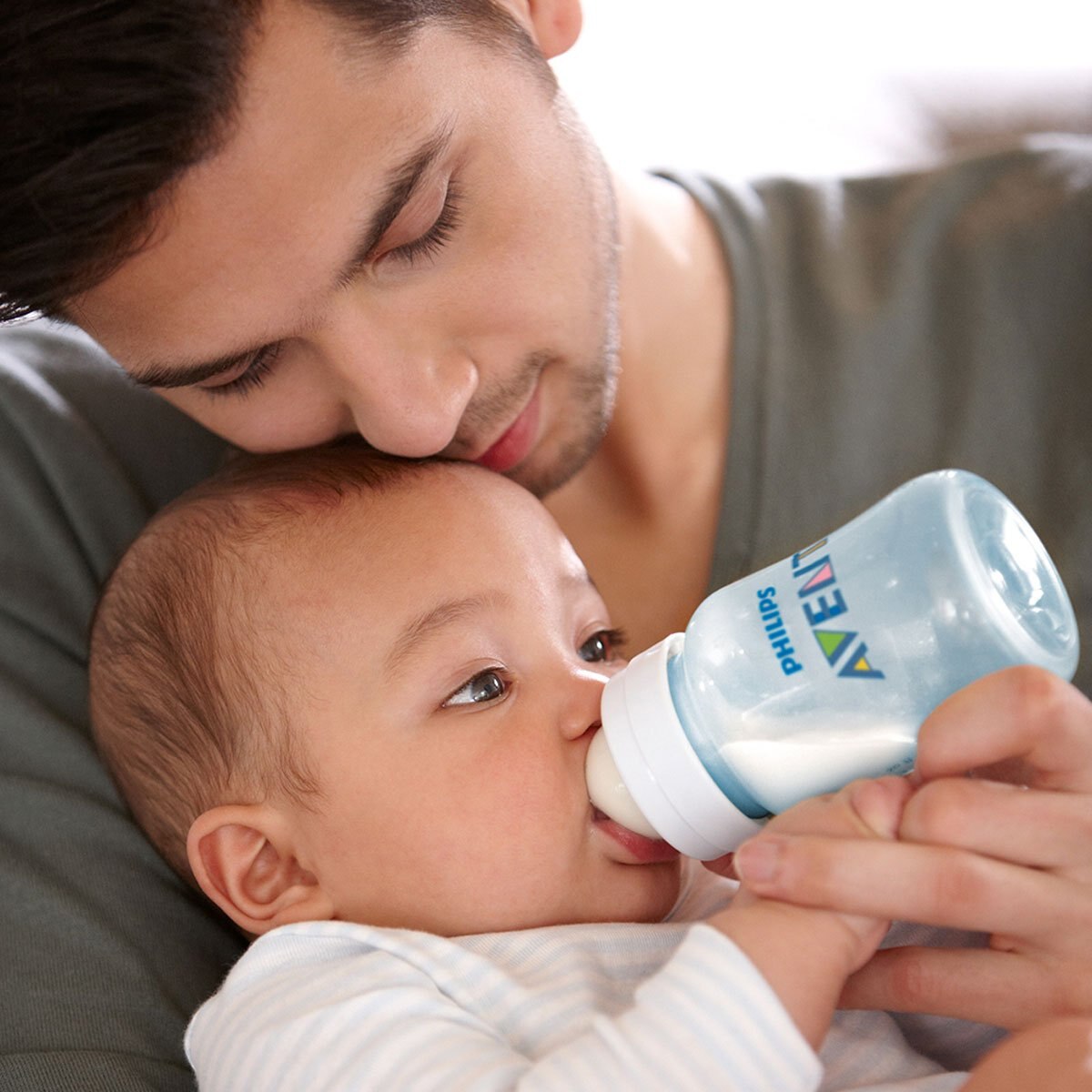 Biberón Classic+ 260Ml Pack con Dos Biberones Azul Philips Avent