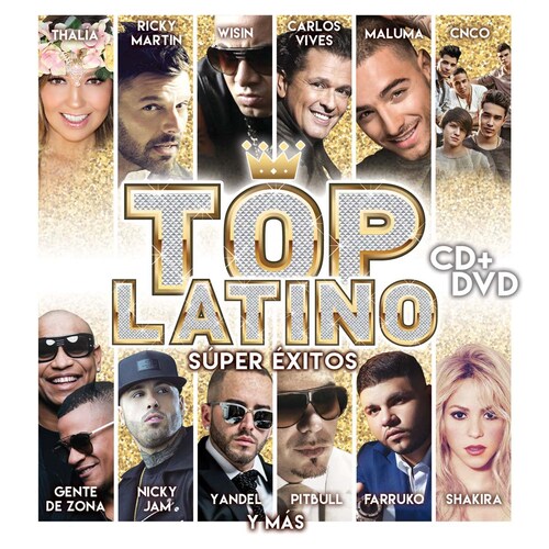 Cd + Dvd Top Latino Varios