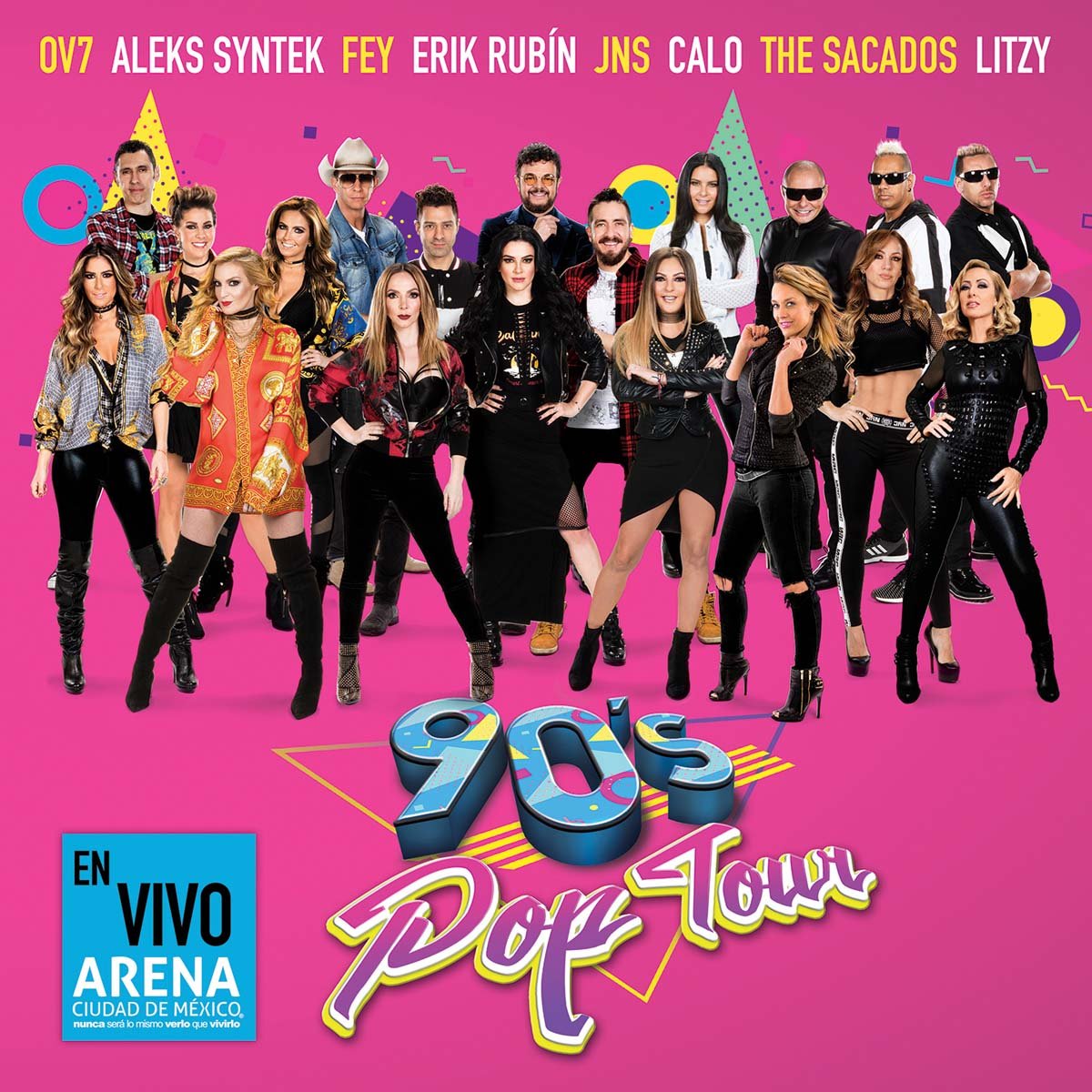 2 Cds + Dvd Varios 90S Pop Tour en Vivo