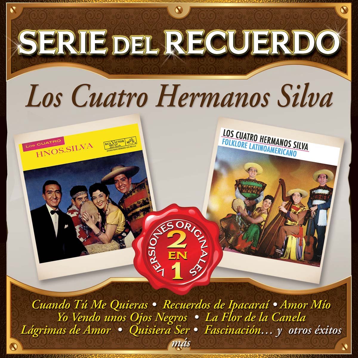 Cd los Cuatro Hermanos Silva Serie Del Recuerdo 2 en 1