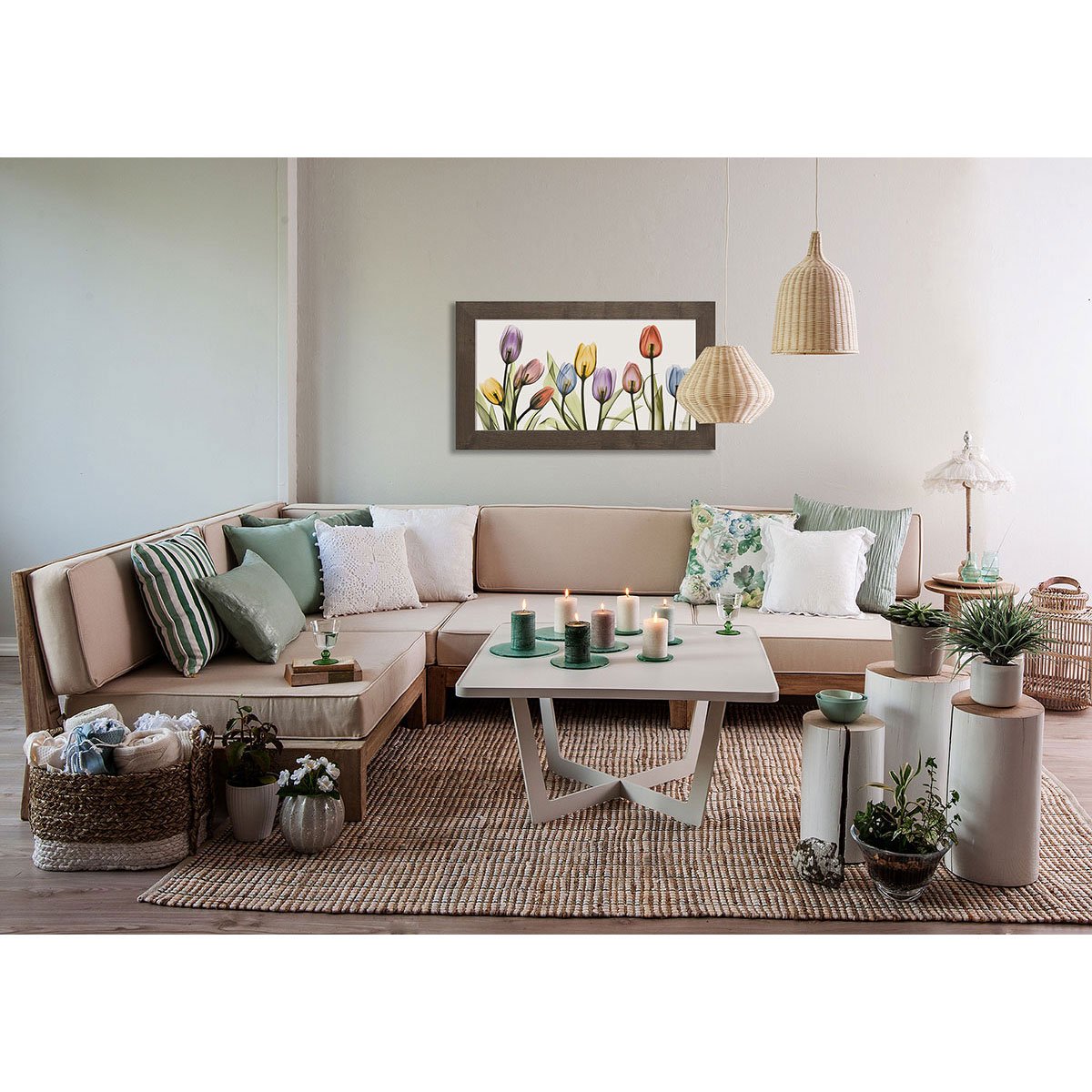 Cuadro Tuliscape Carre 69 X 124 Cm.