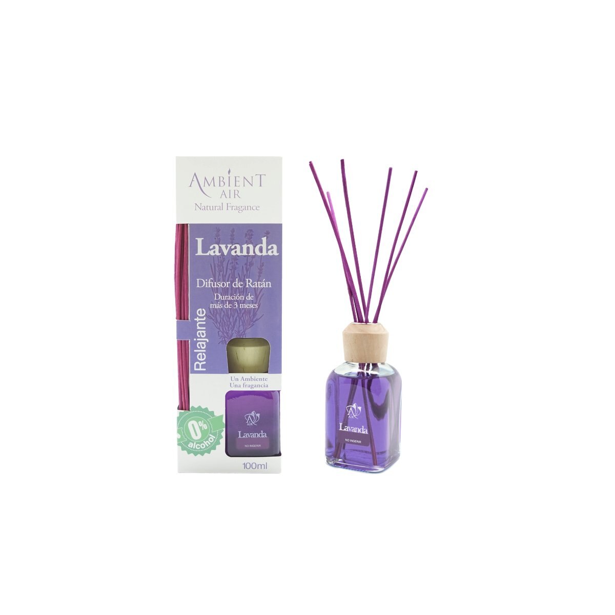 Difusor con Varitas Lavanda Aromático