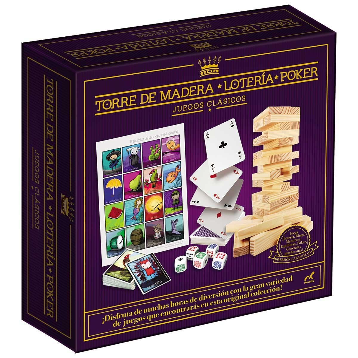 Set de Juegos 3 en 1 Novelty - Juego de Mesa