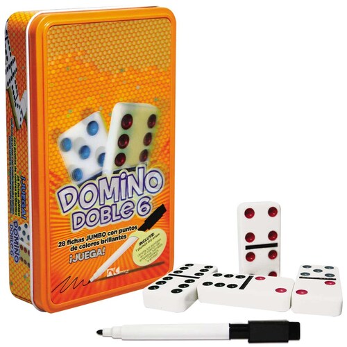 Domino Doble 6 Novelty - Juego de Mesa