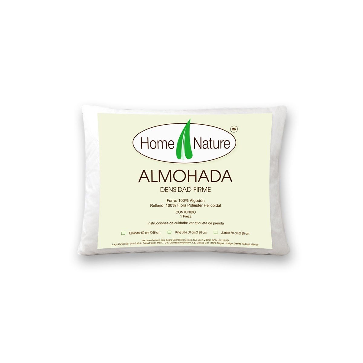 Almohada Tradicional Home Nature - Estándar