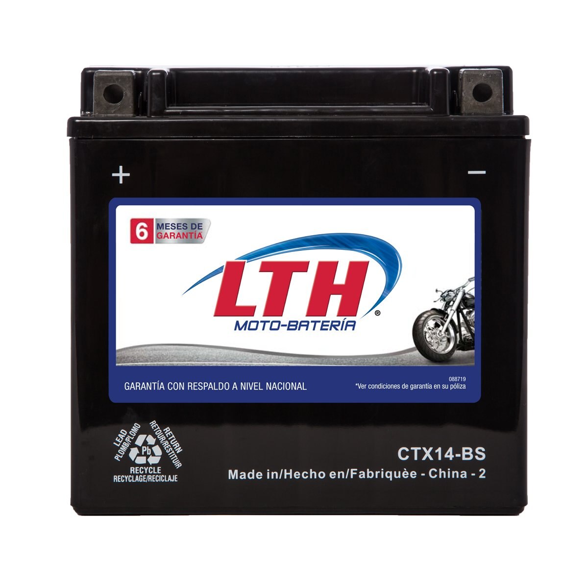 Moto Batería Lth Ctx14 Bs