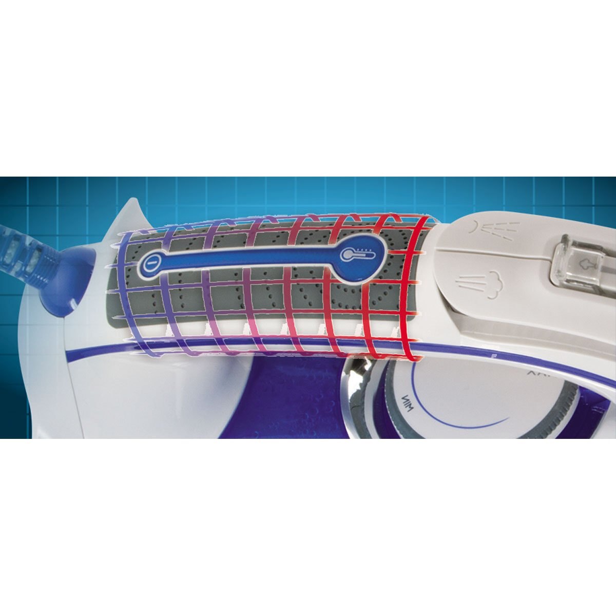 Plancha de Vapor Azul Gcstup8201013 Oster