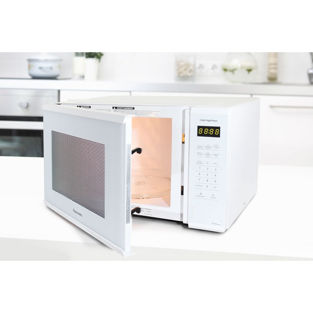 Microondas Panasonic 1.3 Blanco Panasonic