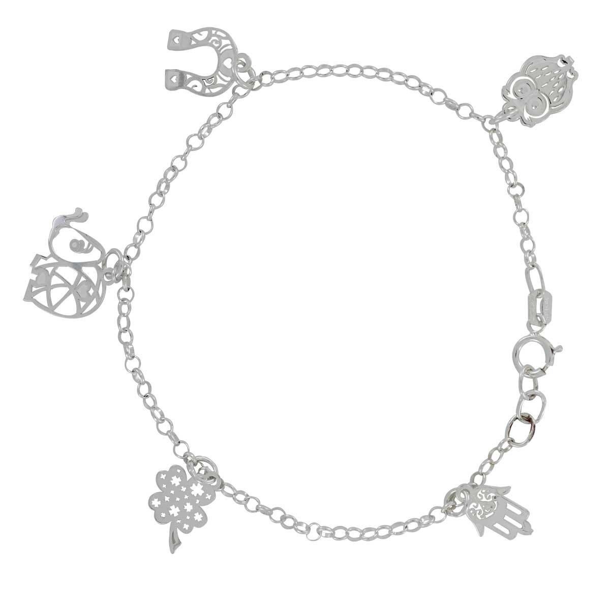 Pulsera de la Suerte de Plata Villalpando