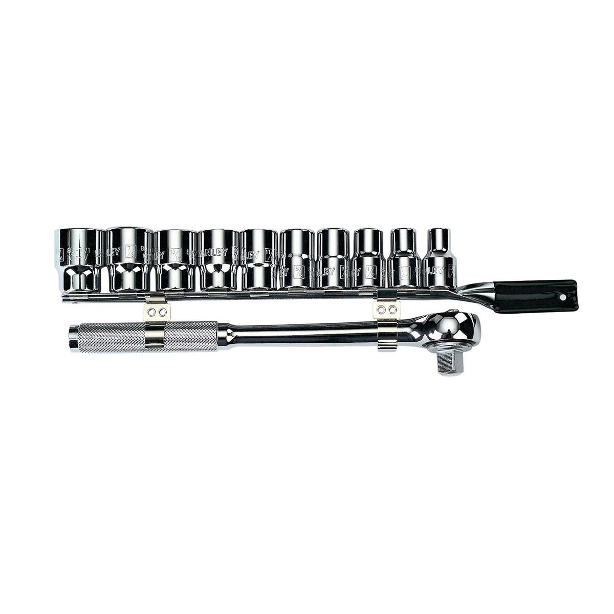 Stanley Juego de 11 Dados Métrico Mando 1/2 Pulg