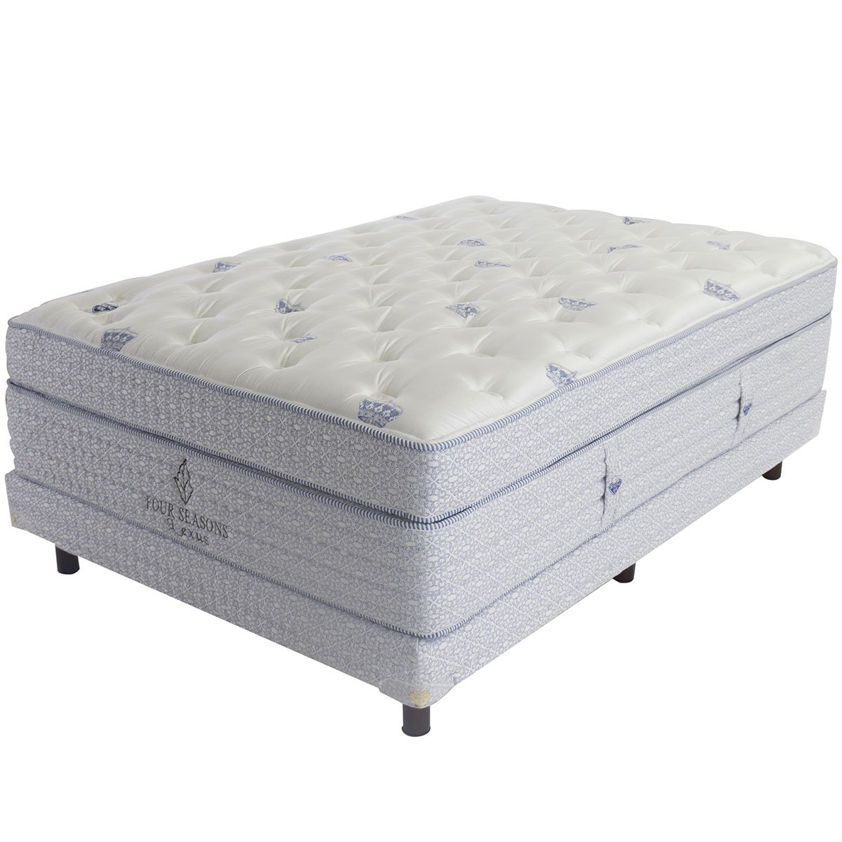 Juego de colchón y box matrimonial lexus spring air Sears