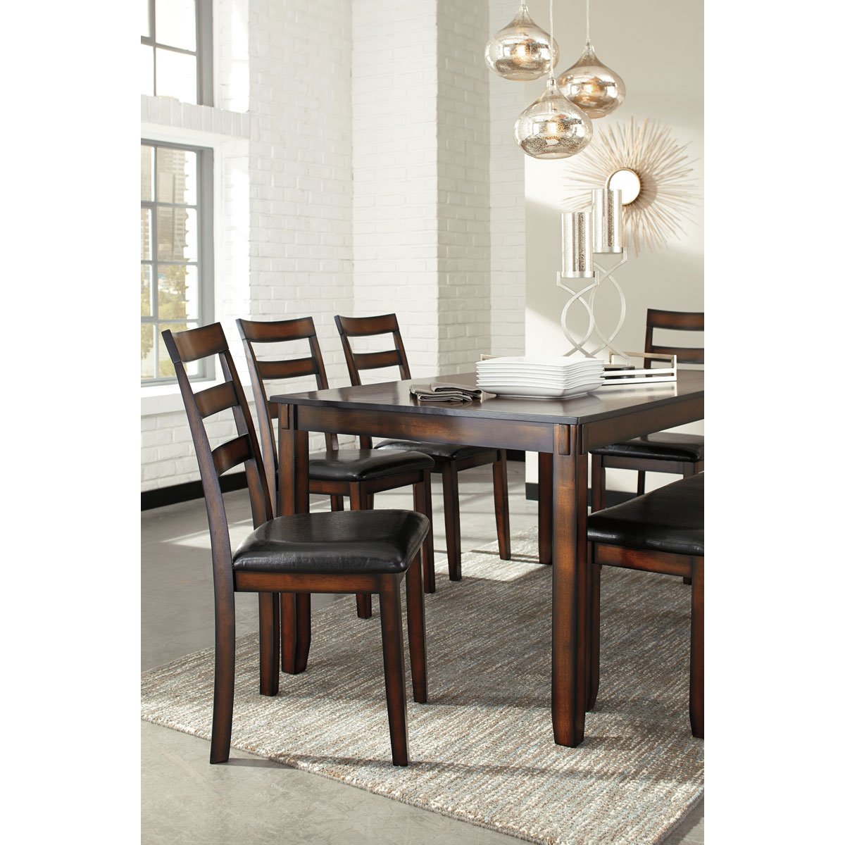 Comedor Jersey Chapa de Abedul Café Ashley