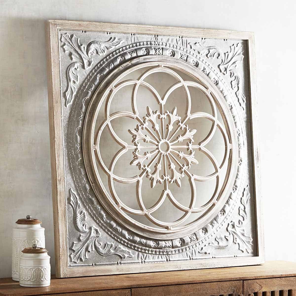Decorativo de Pared Galvanized Medallion Pier 1 Imports