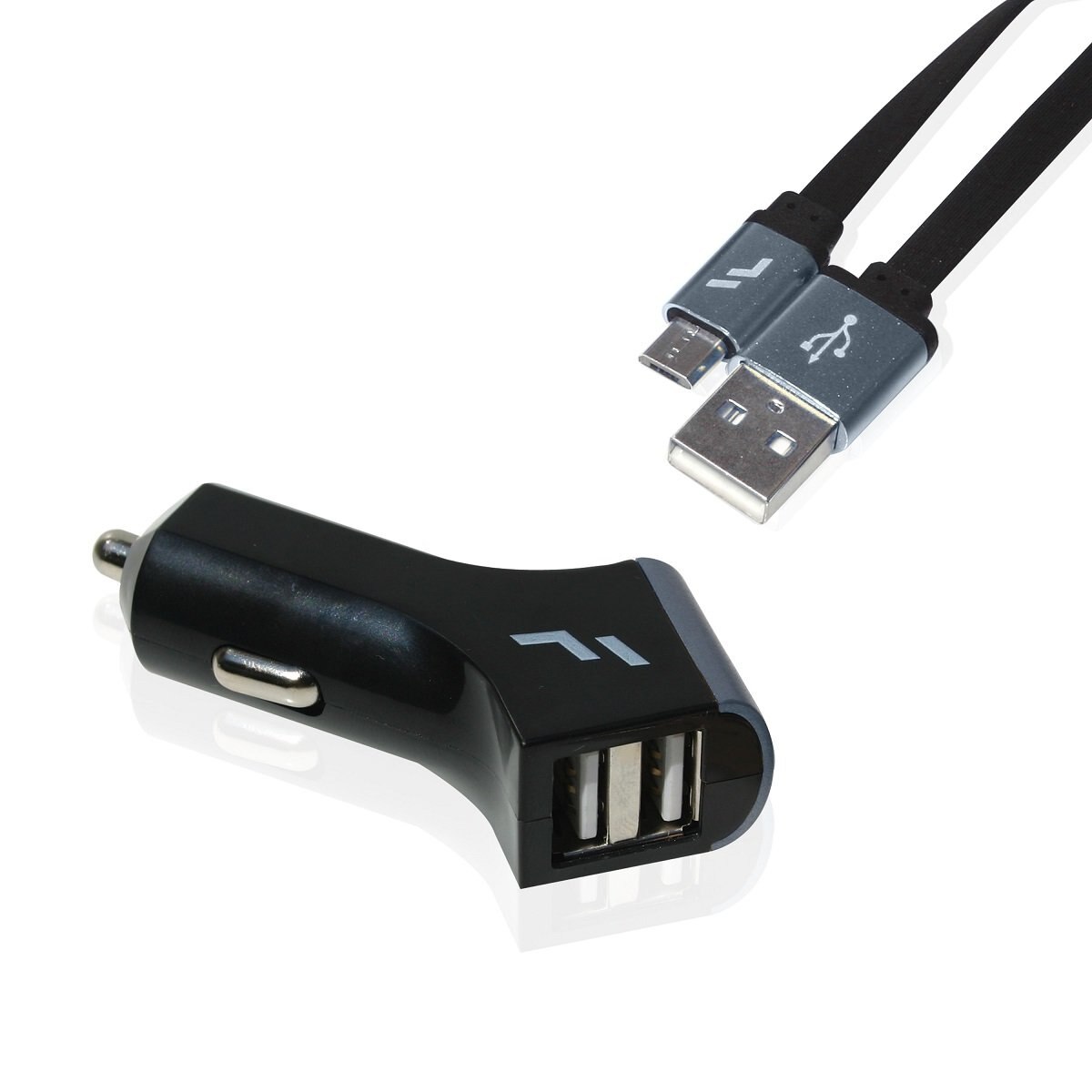 Cargador de Auto Micro Usb Gris Forward