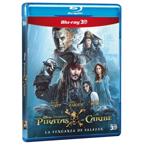 Blu Ray 3D Piratas Del Caribe 5 la Venganza de Salazar