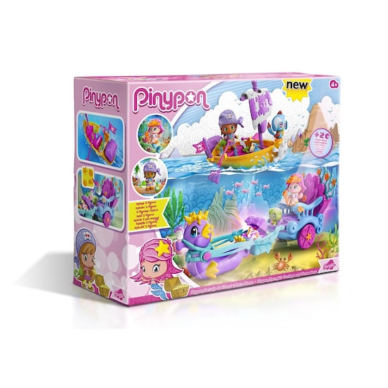 Bote Pirata Carruaje De Sirenas Pinypon Pinypon Carruaje Y Barco