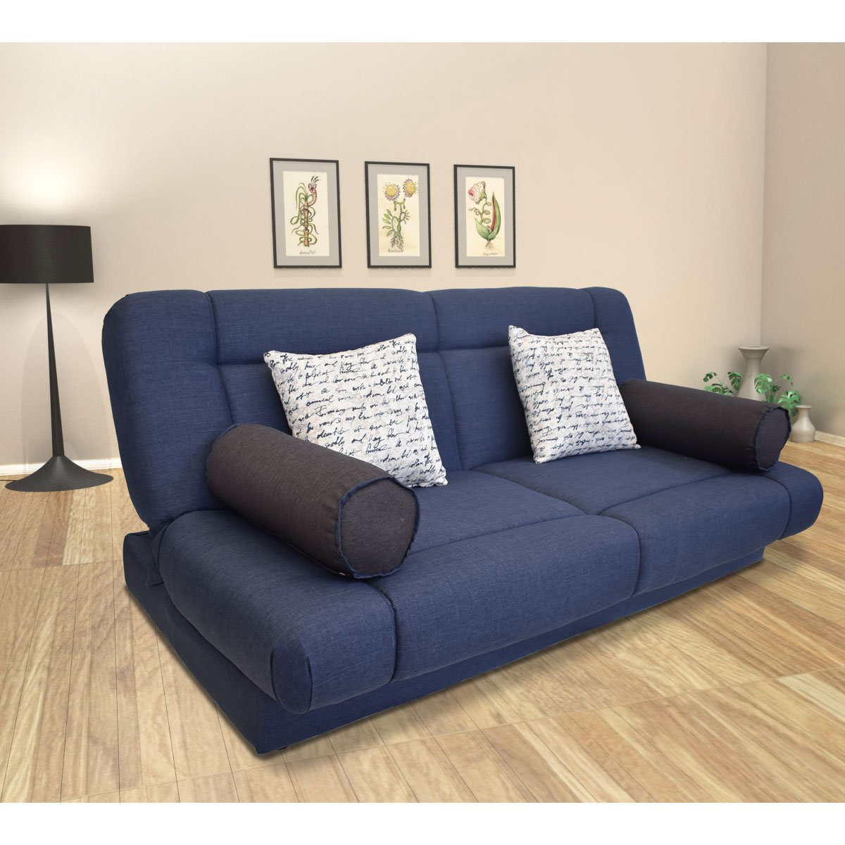 Sofá Cama Paolo Azul Violanti