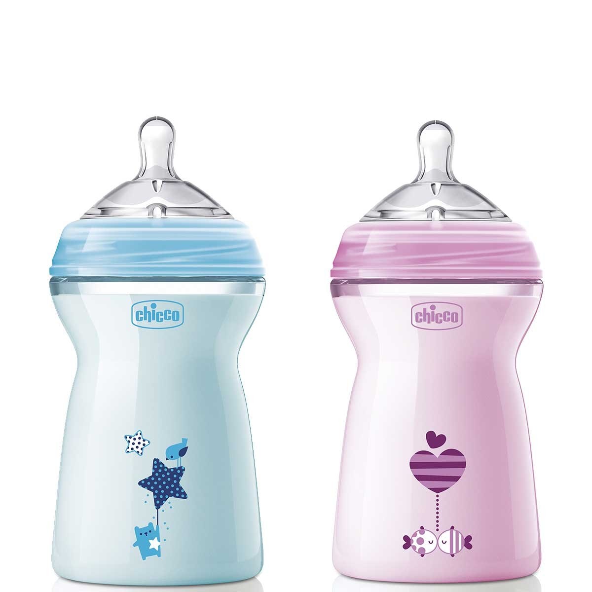 Biberón Niña 6M+330Ml Pink Chicco