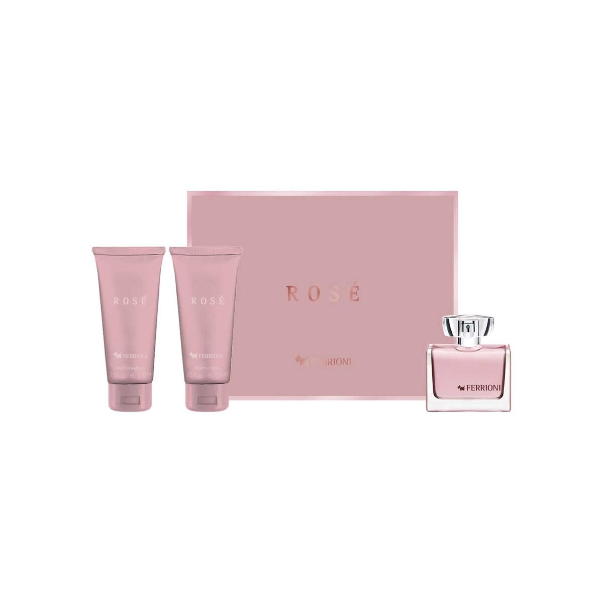 Estuche Fragancia Dama Ferrioni Rose Edt 100 Ml