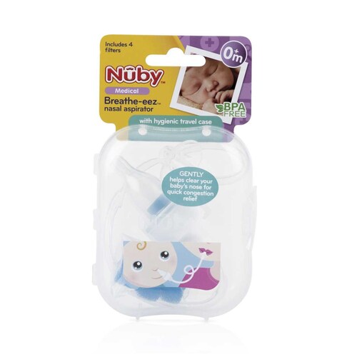 Aspirador Nasal para Bebé con Cubierta de Viaje Nuby