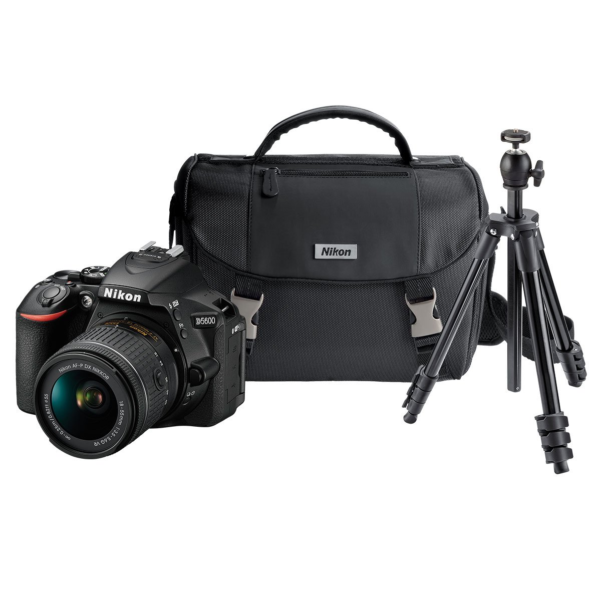 Kit Cámara Nikon D5600Lk+ Estuche+Tripié+ Sd16Gb