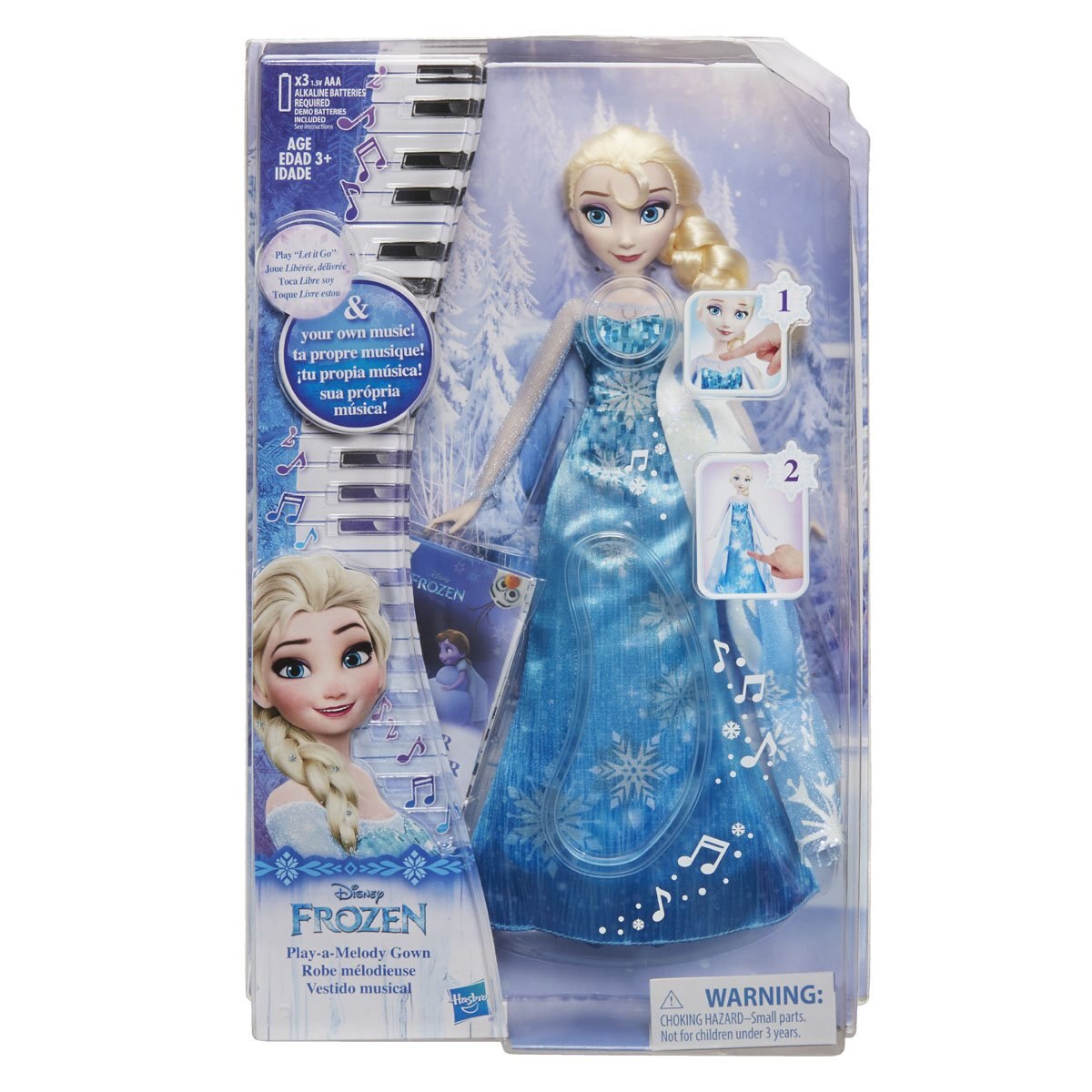 Frozen Vestido Musical Hasbro