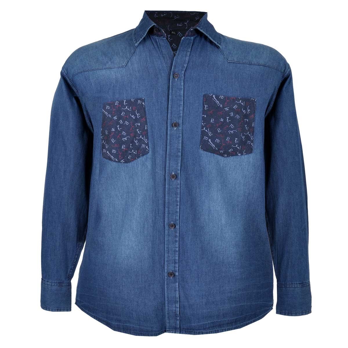 Camisa de Mezclilla Romero Britto Plus