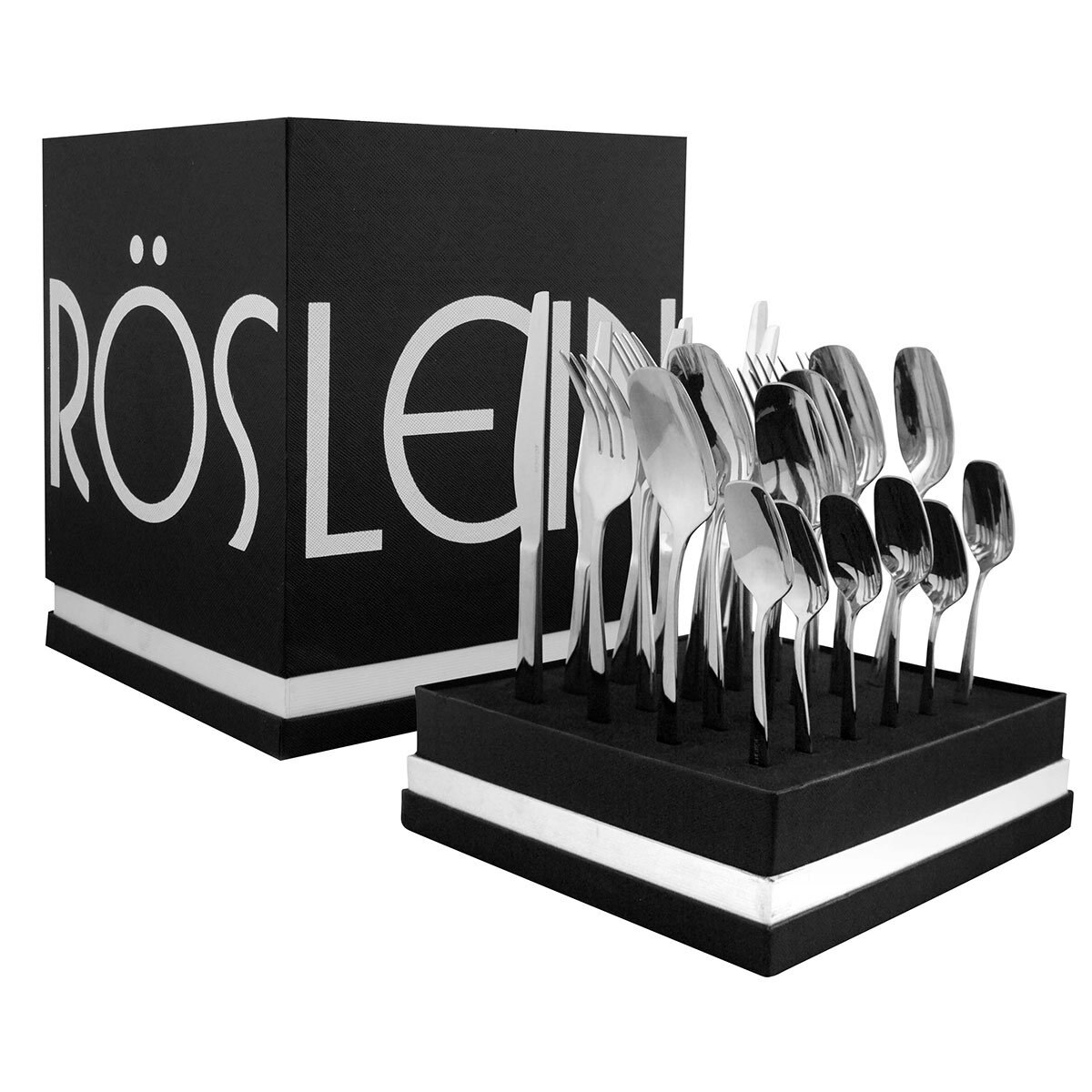 Set de 24 Cubiertos Acero Roslein