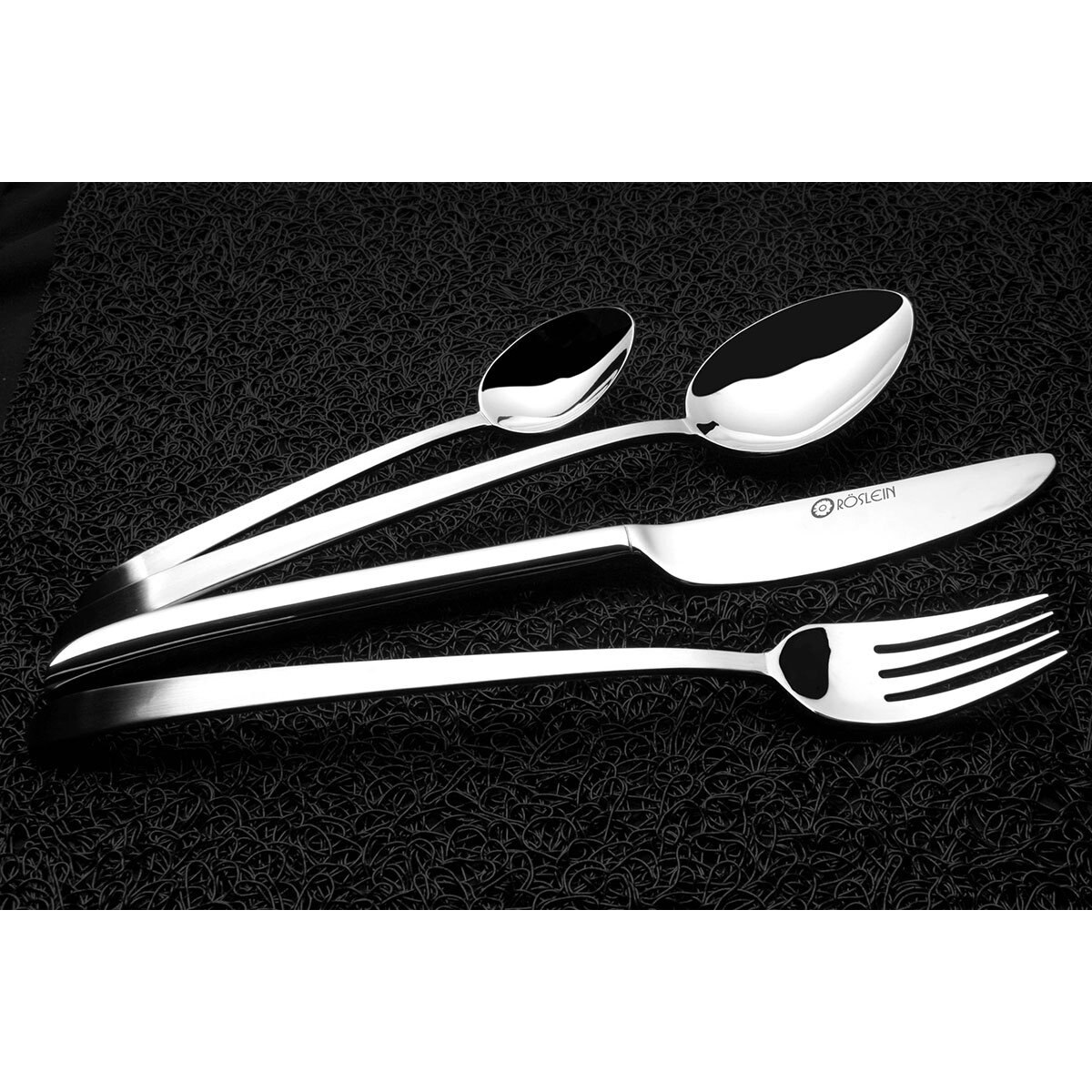Set de 24 Cubiertos Acero Roslein