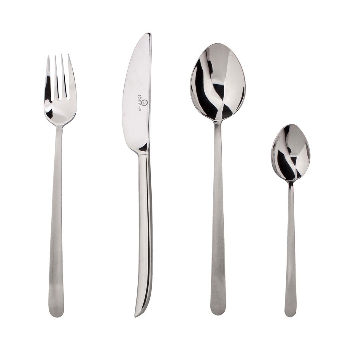 Set de 24 Cubiertos Acero Roslein