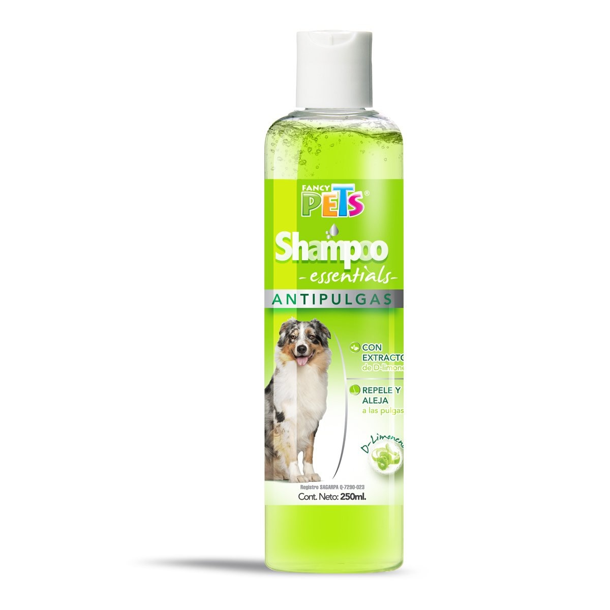 Shampoo essentials antipulgas 250 ml fancy pets mod. fl3967 para perro