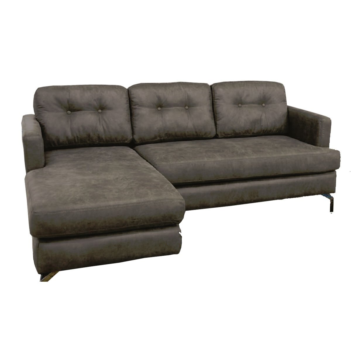 Sala Seccional Alba Gris Muebles Loma Alta