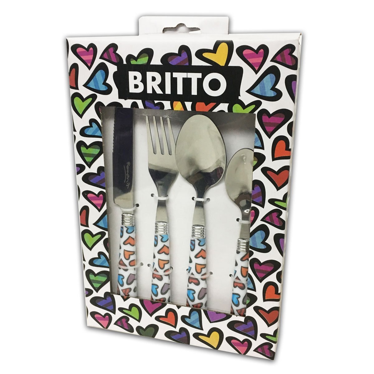 Juego de Cubiertos para 4 Personas de 16 Piezas Romero Britto