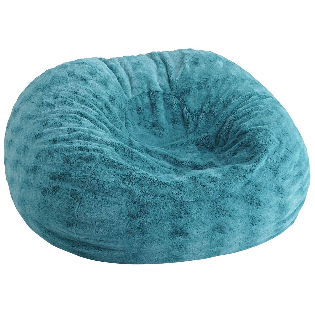 Puff Bean Bag Fuzzy Teal Pier 1 Imports
