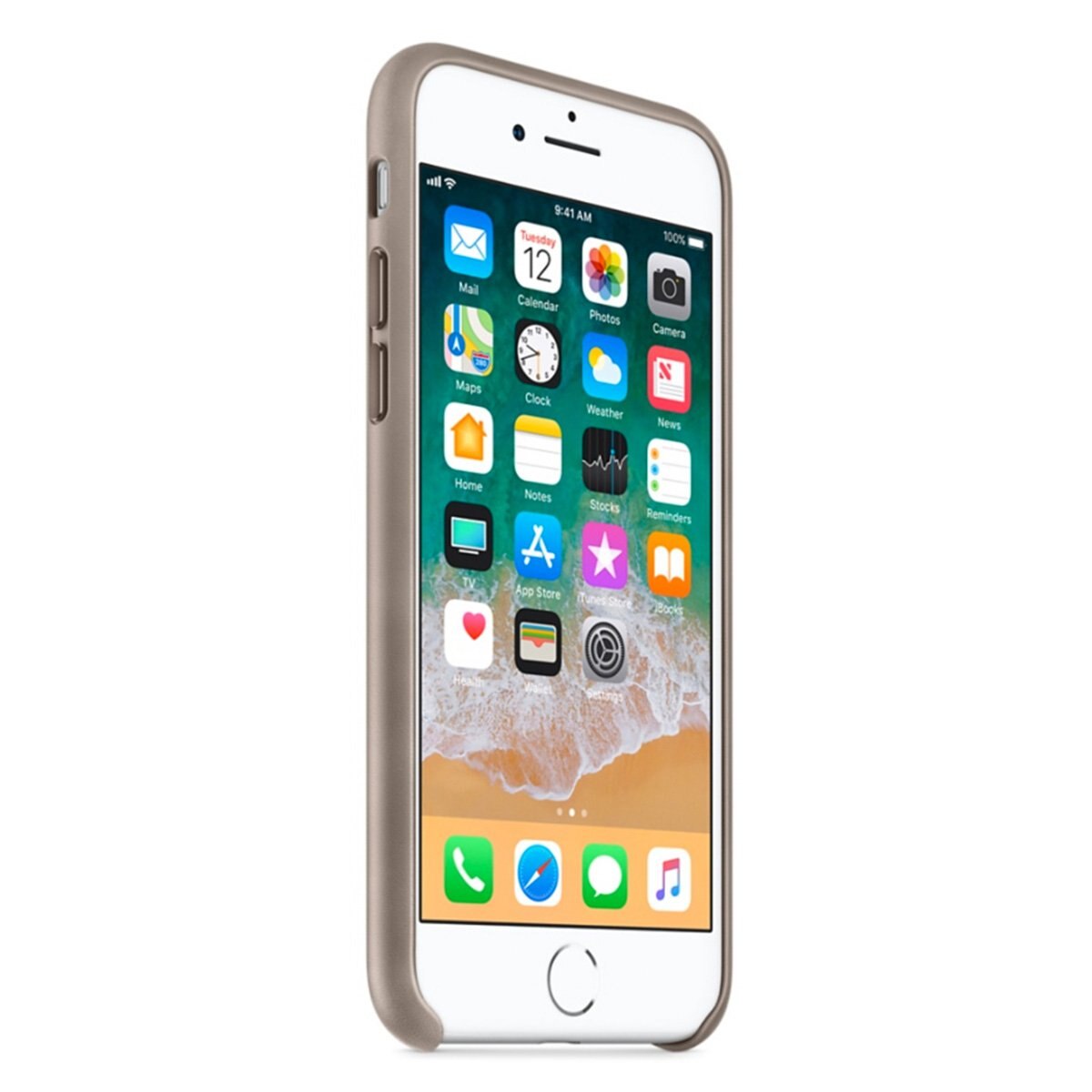 Funda Iphone 8-7 Leather Mqh62Zm/a Taupe