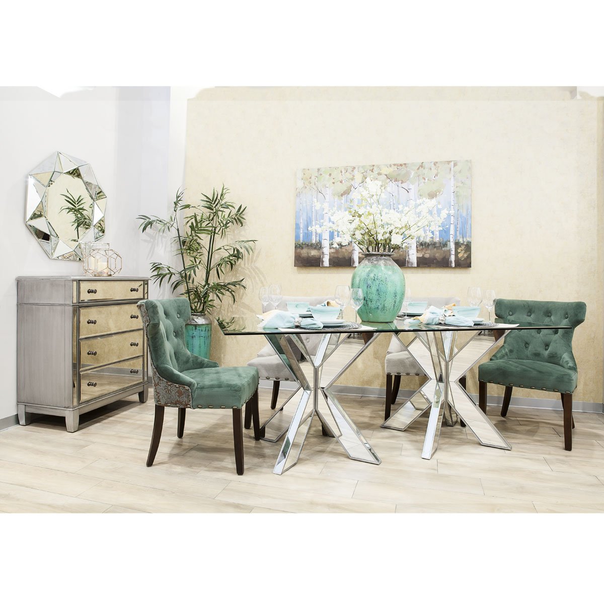 Mesa Simon con Doble Base Pier 1 Imports