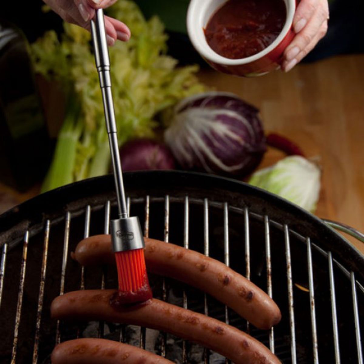 Brocha Telescópico Grill Genietti