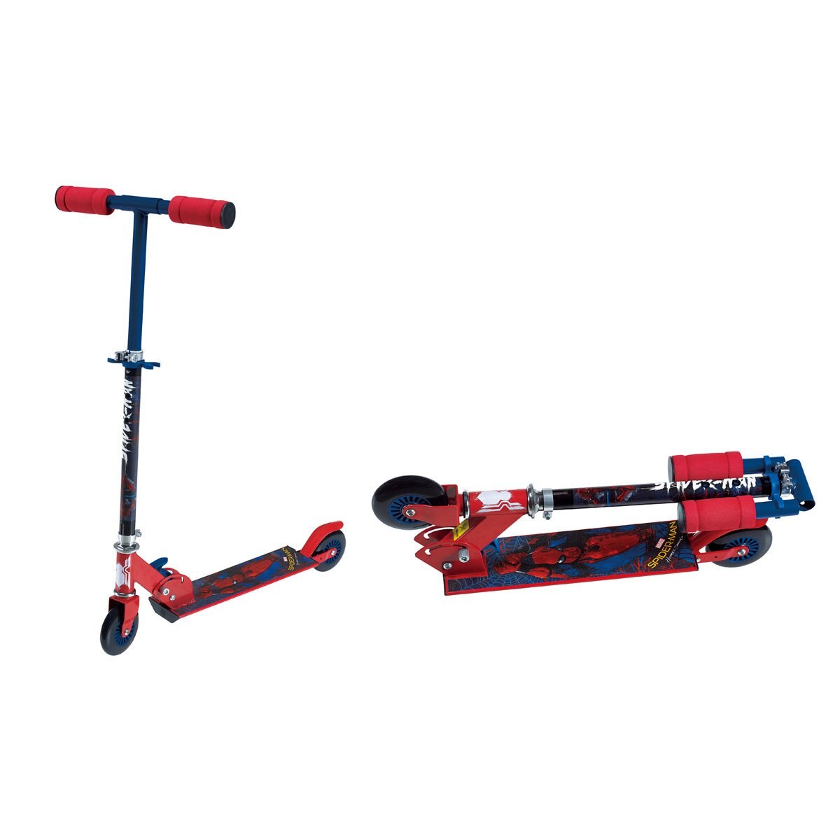 Scooter Plegable Spiderman Flying Wheel