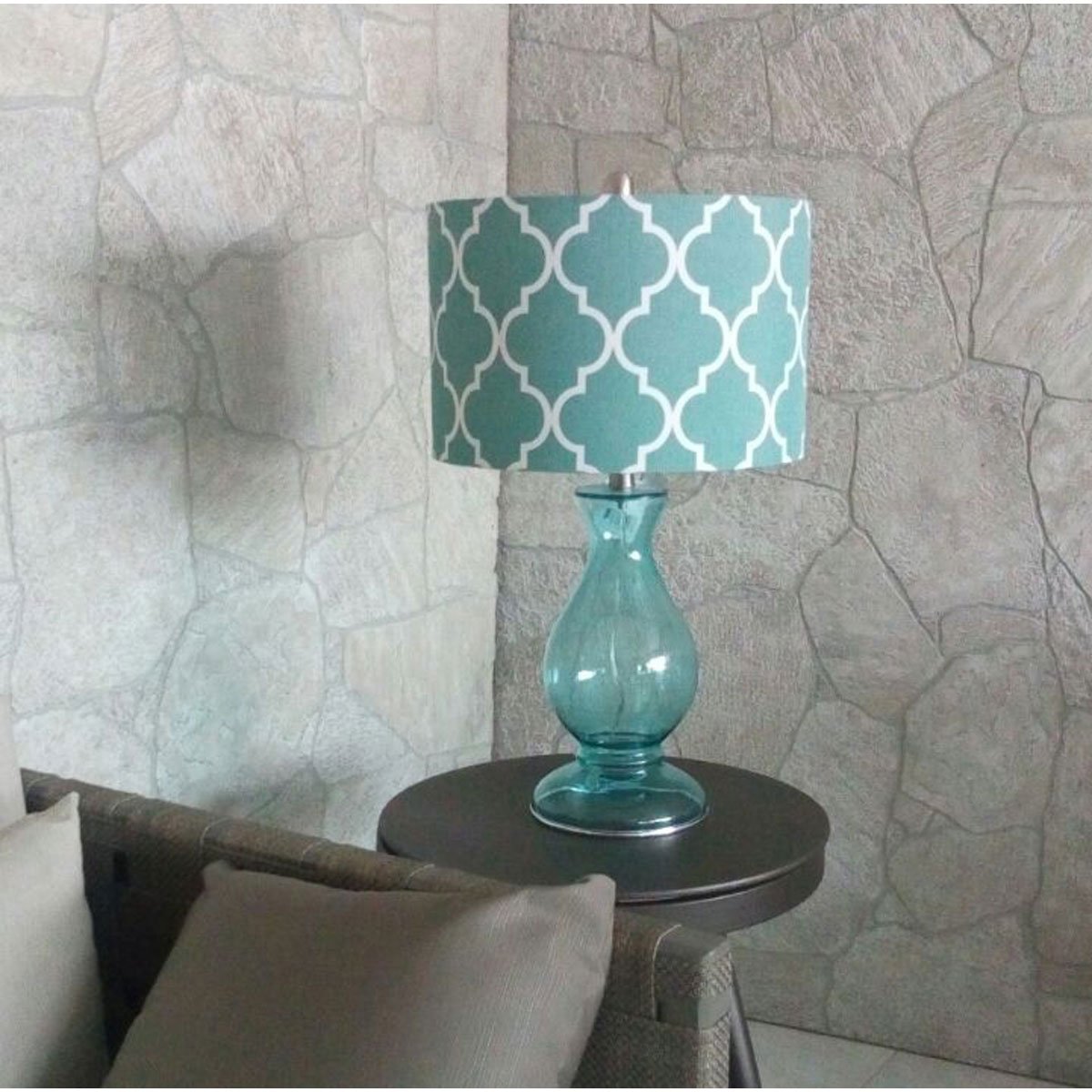Lámpara Mesa (Alt.66Cm.) 11028 /vidrio / Estilo Moderno Inter Royal
