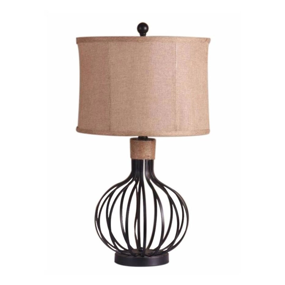 Lámpara Mesa (Alt.66 Cm.) 11360 /metal / Estilo Transicional Inter Royal