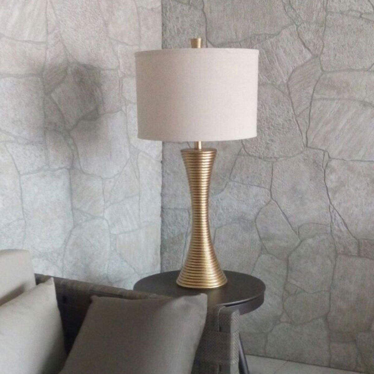 Lámpara Mesa (Alt.79Cm.) 11901 / Vidrio / Estilo Moderno Inter Royal