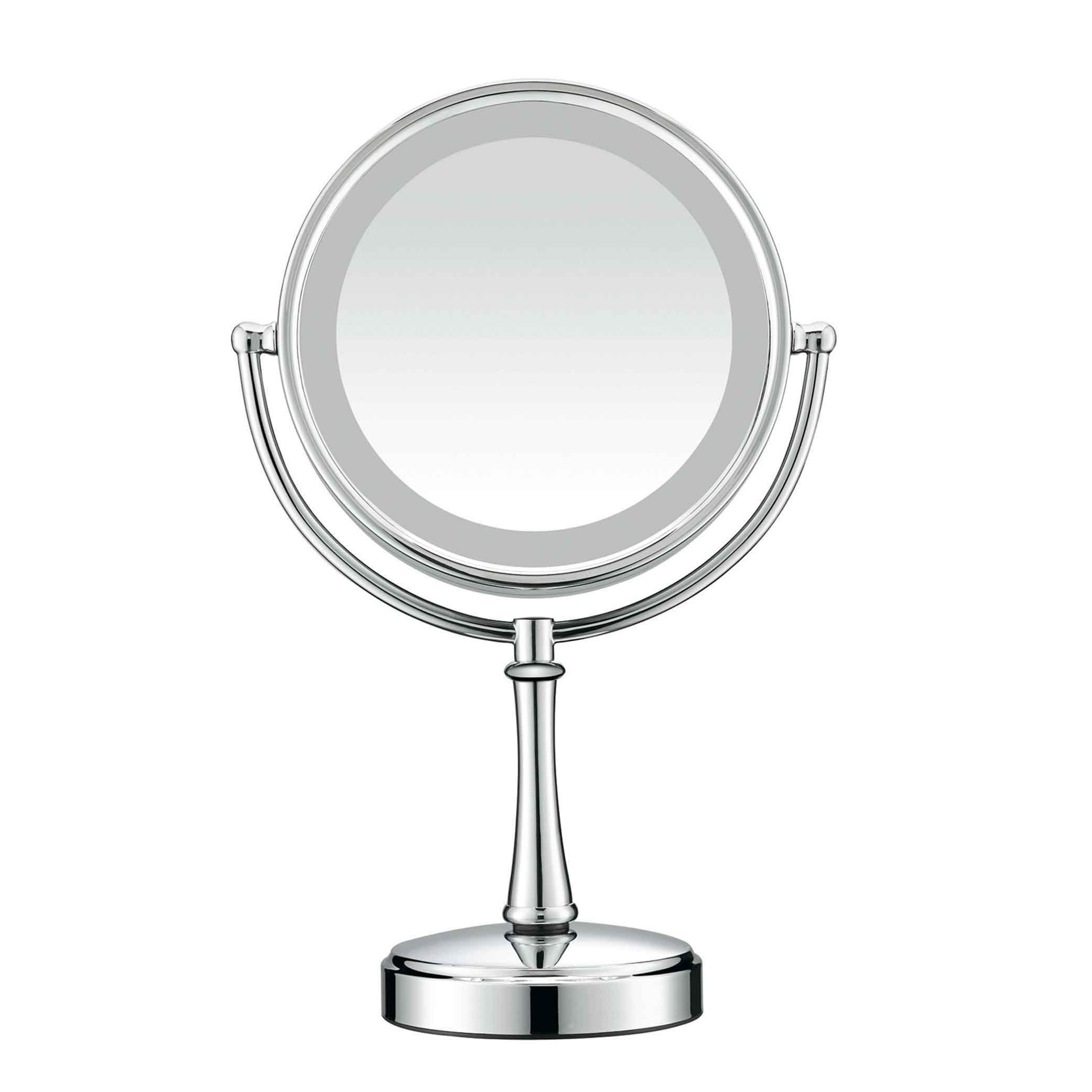 Espejo Redondo con Luz Be87 Nickel Cepillado 1X/7X Conair
